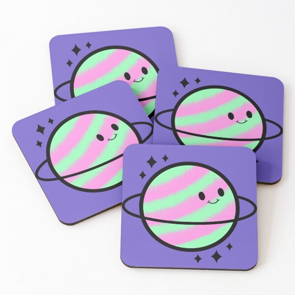 Item preview, Cute Planet - Green & Pink designed and sold by TheeForestFox Shop.