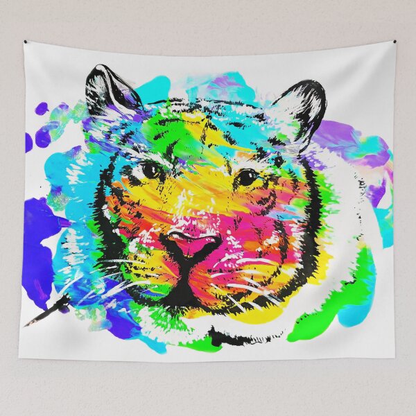 Item preview, Rainbow Tiger designed and sold by Amanda Richmond.