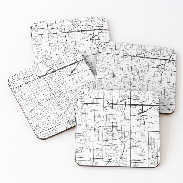 Item preview, Arlington, Texas Street Map designed and sold by InkistPrints.