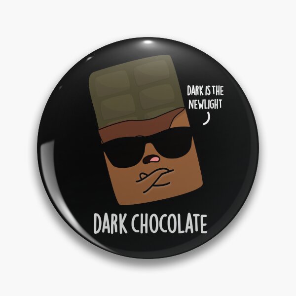 Item preview, Dark Chocolate Funny Food Puns (Dark BG) designed and sold by punnybone.