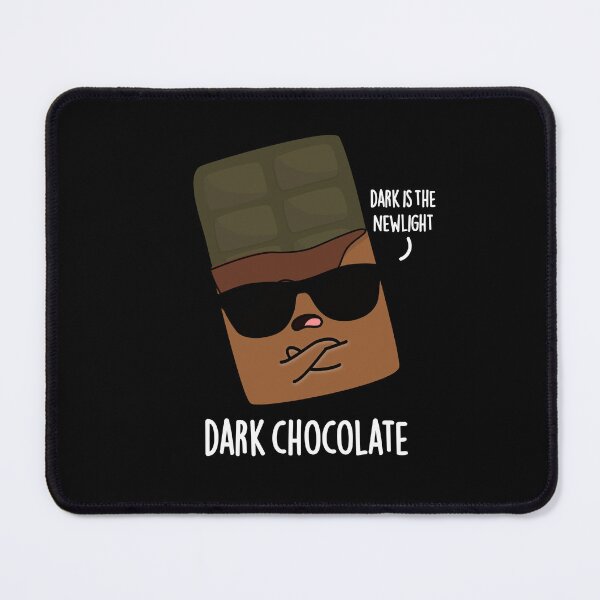 Item preview, Dark Chocolate Funny Food Puns (Dark BG) designed and sold by punnybone.