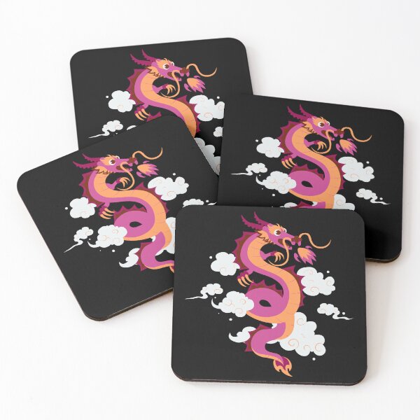 Item preview, Chinese Femme Dragon. Lesbian Pride designed and sold by Subtle Pride Shop.