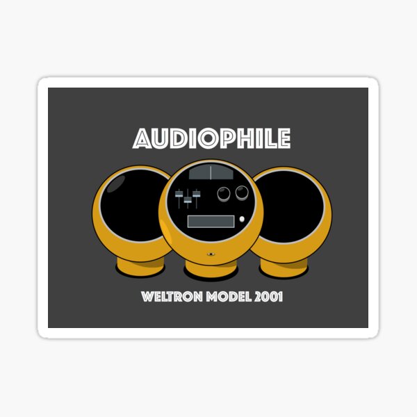 Weltron Model 2001 Sticker