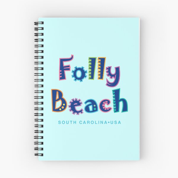 Item preview, Folly Beach South Carolina Typographic Design designed and sold by Futurebeachbum.