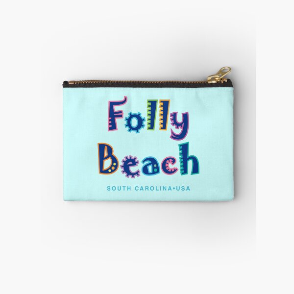 Item preview, Folly Beach South Carolina Typographic Design designed and sold by Futurebeachbum.