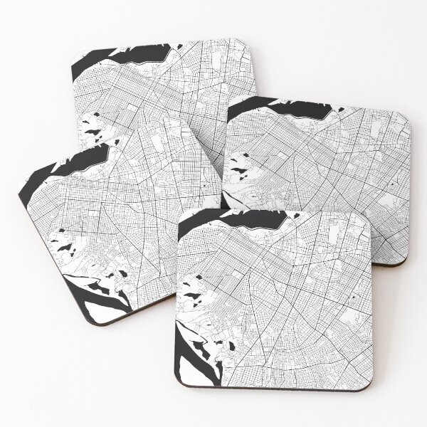 Item preview, Asuncion, Paraguay Street Map designed and sold by InkistPrints.