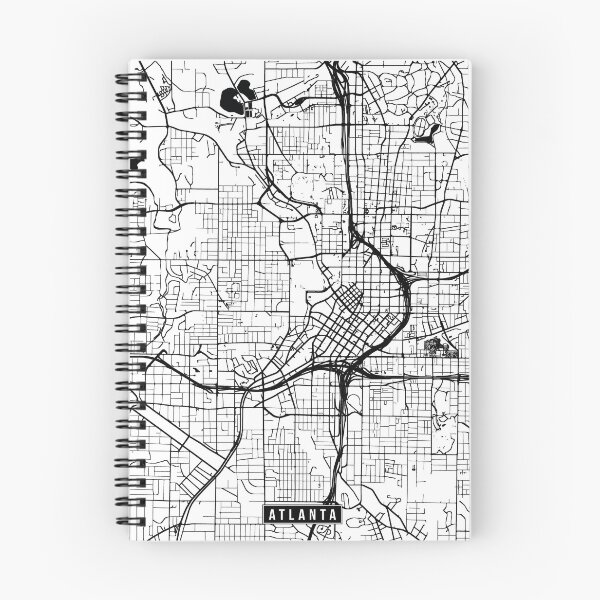 Item preview, Atlanta, Georgia Street Map designed and sold by InkistPrints.