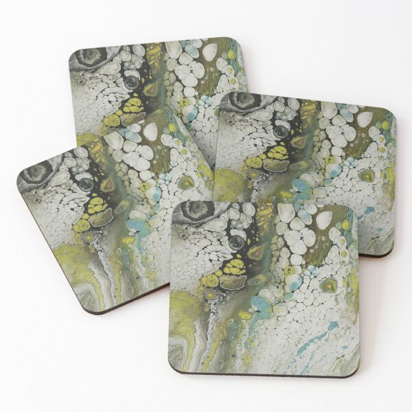 Item preview, glacial rocks coasters (full print) designed and sold by colleranart.
