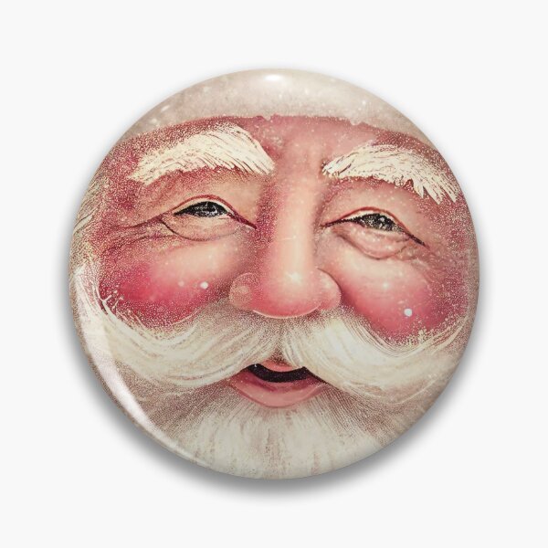 Aperçu de l'œuvre Père Noël rose vintage rétro créée et vendue par MythicPrompts.