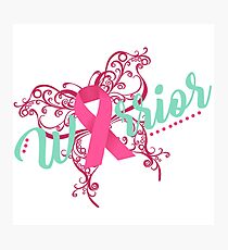 Breast Cancer Warrior Photographic Print