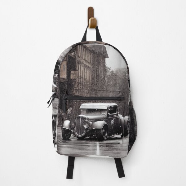 Item preview, Vintage Hot Rod in the Rain, a perfect gift for all American Hot Rod fans designed and sold by RodZnRoll.