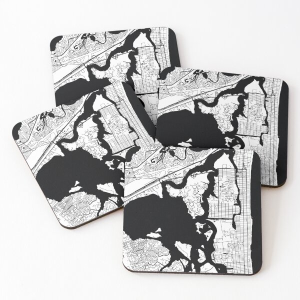 Item preview, Atlantic City, New Jersey Street Map designed and sold by InkistPrints.