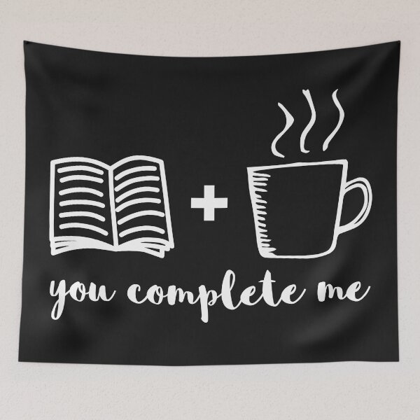 Item preview, You Complete Me (Book + Coffee) designed and sold by artjuniverse.