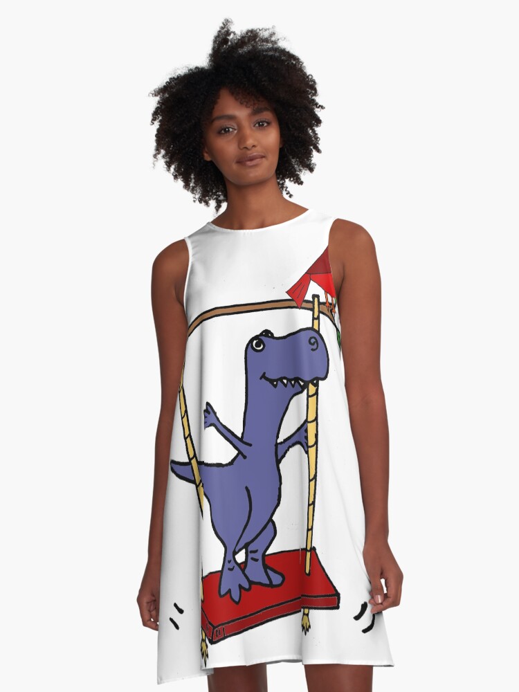 Dinosaur swing dress best sale