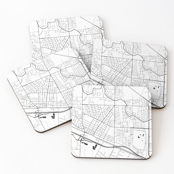 Item preview, Atwater, California Street Map designed and sold by InkistPrints.