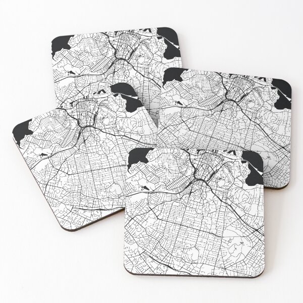 Item preview, Auckland, New Zealand Street Map designed and sold by InkistPrints.