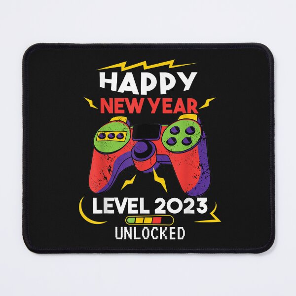 Item preview, Happy New Year Level 2023 Unlocked Video Game NYE Eve Party T-Shirt designed and sold by Baron-Hagen.