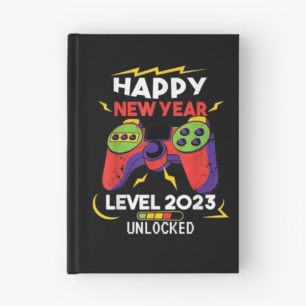 Item preview, Happy New Year Level 2023 Unlocked Video Game NYE Eve Party T-Shirt designed and sold by Baron-Hagen.
