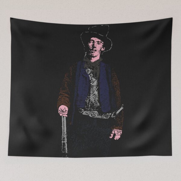 Item preview, Billy the Kid Grunge Distressed Style Billy the Kid Western Outlaw   designed and sold by pelagio.