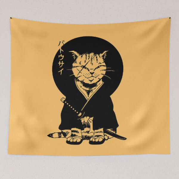 Item preview, Katana Cat designed and sold by UrbanBubules.