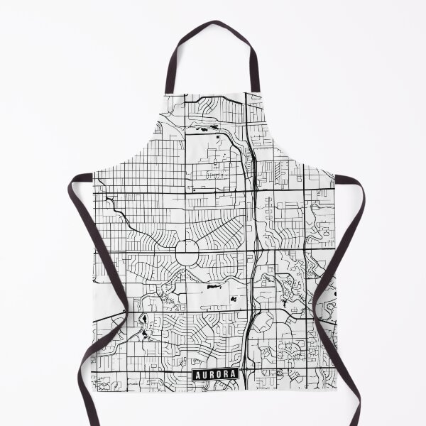 Item preview, Aurora, Colorado Street Map designed and sold by InkistPrints.