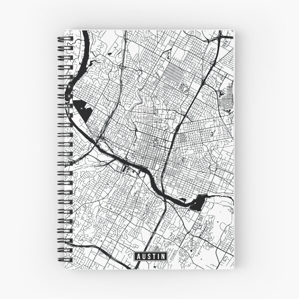 Item preview, Austin, Texas Street Map designed and sold by InkistPrints.