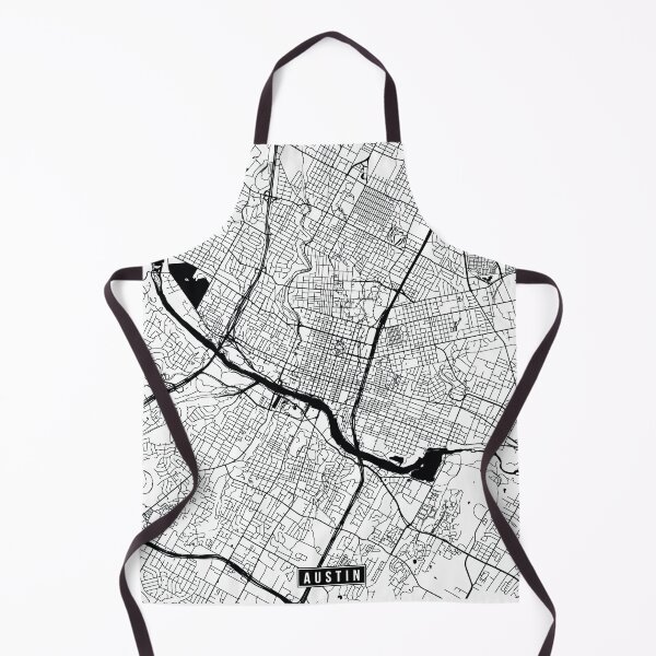 Artikelvorschau, Austin, Texas Street Map entworfen und verkauft von InkistPrints.