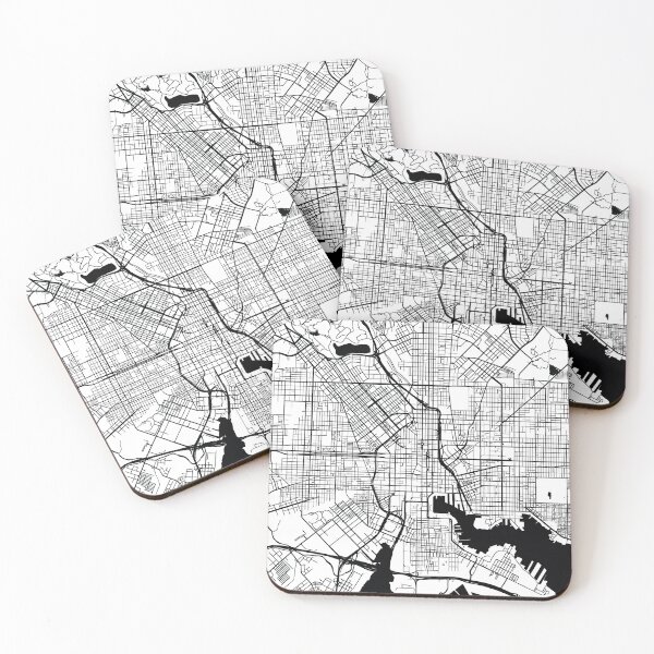 Item preview, Baltimore, Maryland Street Map designed and sold by InkistPrints.