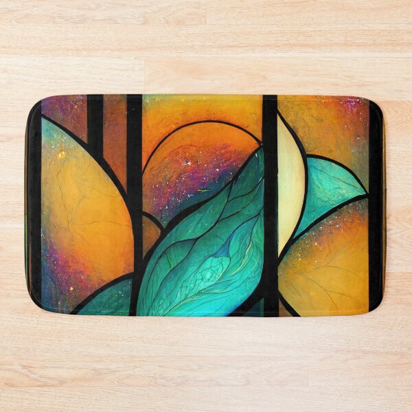 Item preview, Space Stained Glass 10 Abstract AI Generated Art designed and sold by MeAI-Art.