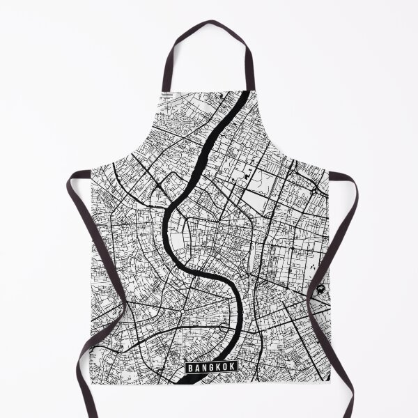Item preview, Bangkok, Thailand Street Map designed and sold by InkistPrints.