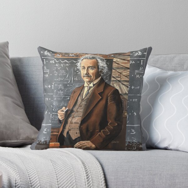 Einstein’s Theory Throw Pillow