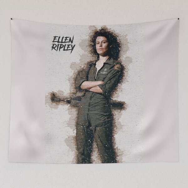 Item preview, Ellen Ripley - Alien - Graffiti style designed and sold by Naumovski.