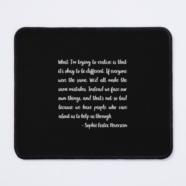Item preview, Sophie Foster Quote designed and sold by corbrand.