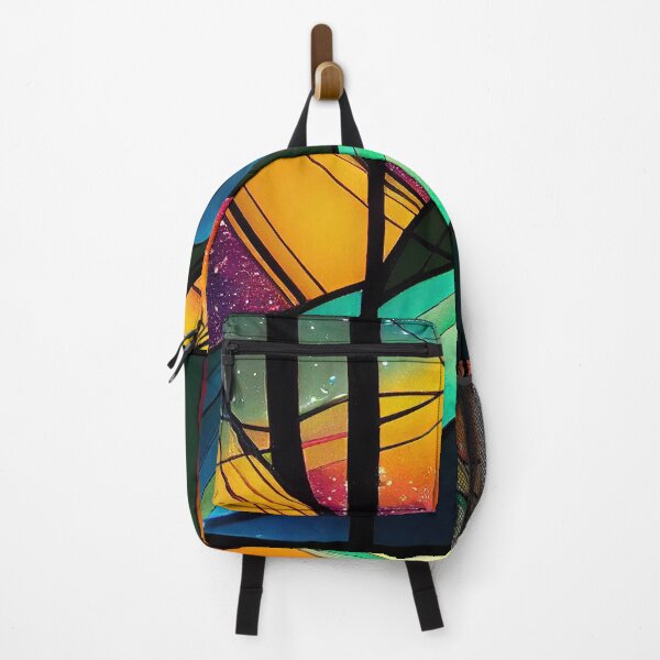 Item preview, Space Stained Glass 11 Abstract AI Generated Art designed and sold by MeAI-Art.