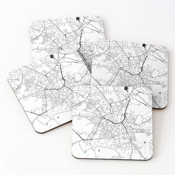 Item preview, Barnsley, England Street Map designed and sold by InkistPrints.