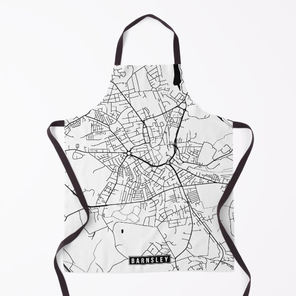 Item preview, Barnsley, England Street Map designed and sold by InkistPrints.
