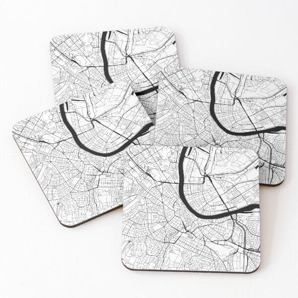 Item preview, Basel, Switzerland Street Map designed and sold by InkistPrints.