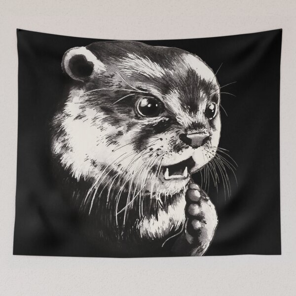 Item preview, Otterly Surprised Otter designed and sold by Amanda Richmond.