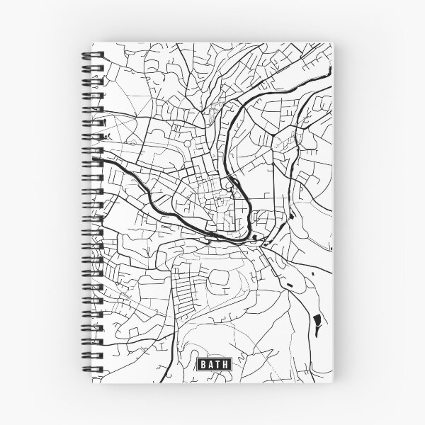 Item preview, Bath, England Street Map designed and sold by InkistPrints.
