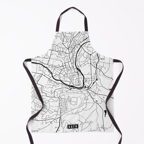 Item preview, Bath, England Street Map designed and sold by InkistPrints.