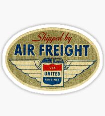 United Air Freight Sticker