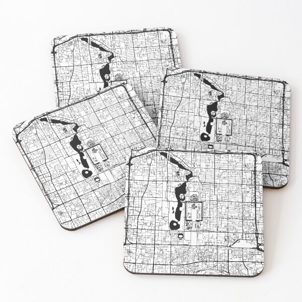 Item preview, Beijing, China Street Map designed and sold by InkistPrints.