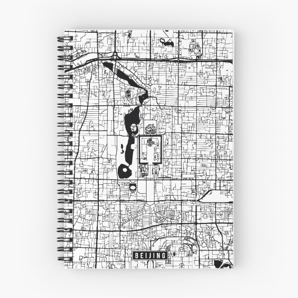 Item preview, Beijing, China Street Map designed and sold by InkistPrints.
