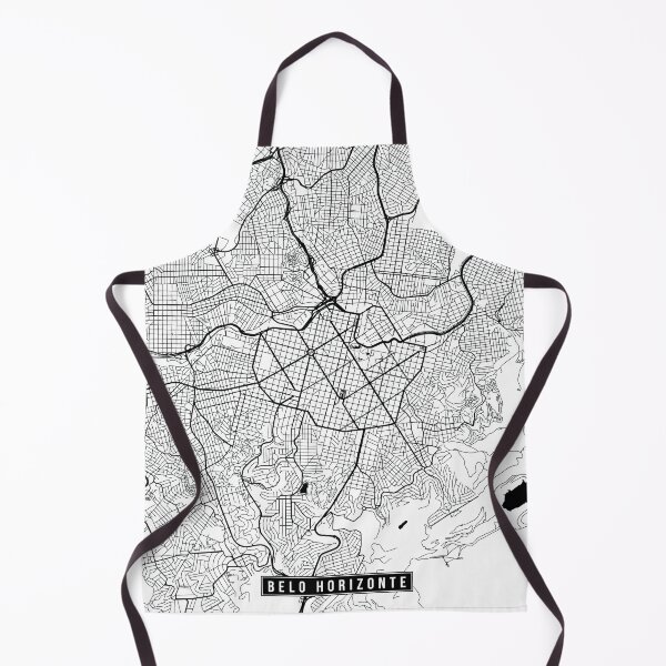 Item preview, Belo Horizonte, Brazil Street Map designed and sold by InkistPrints.