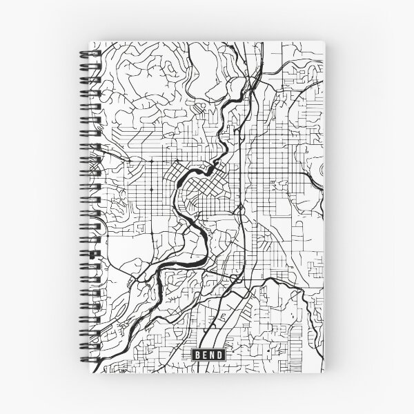 Item preview, Bend, Oregon Street Map designed and sold by InkistPrints.