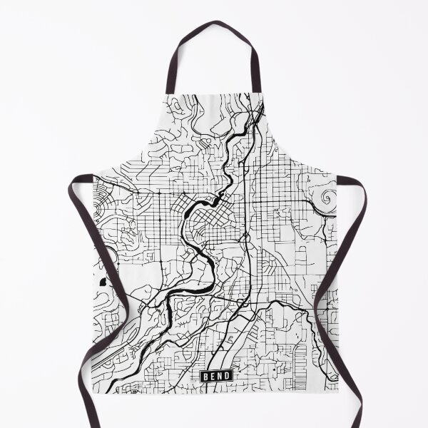 Item preview, Bend, Oregon Street Map designed and sold by InkistPrints.