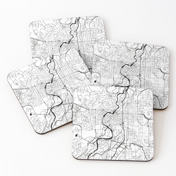 Item preview, Bend, Oregon Street Map designed and sold by InkistPrints.