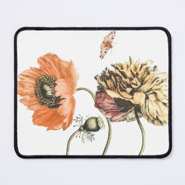 Item preview, Three Poppies and a butterfly / The beauty of Classic Art designed and sold by JJAarts.