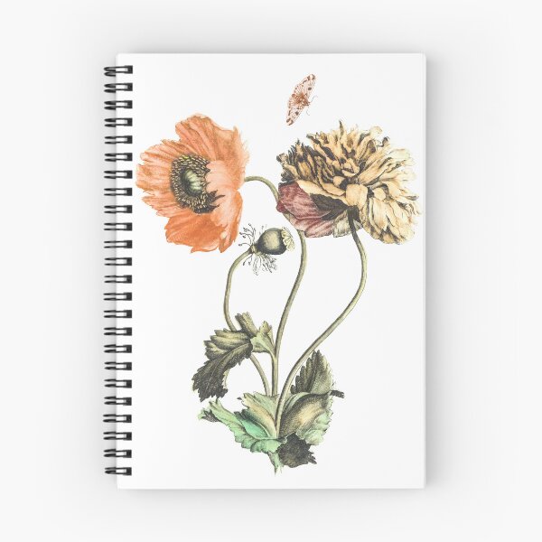 Item preview, Three Poppies and a butterfly / The beauty of Classic Art designed and sold by JJAarts.