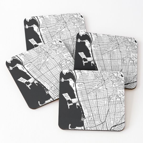 Item preview, Berkeley, California Street Map designed and sold by InkistPrints.